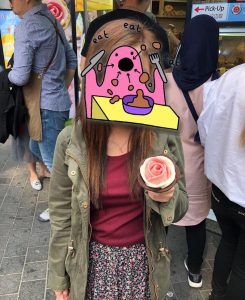 myeongdong rose ice cream