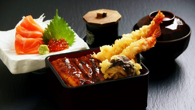 うなぎ天重デラックス