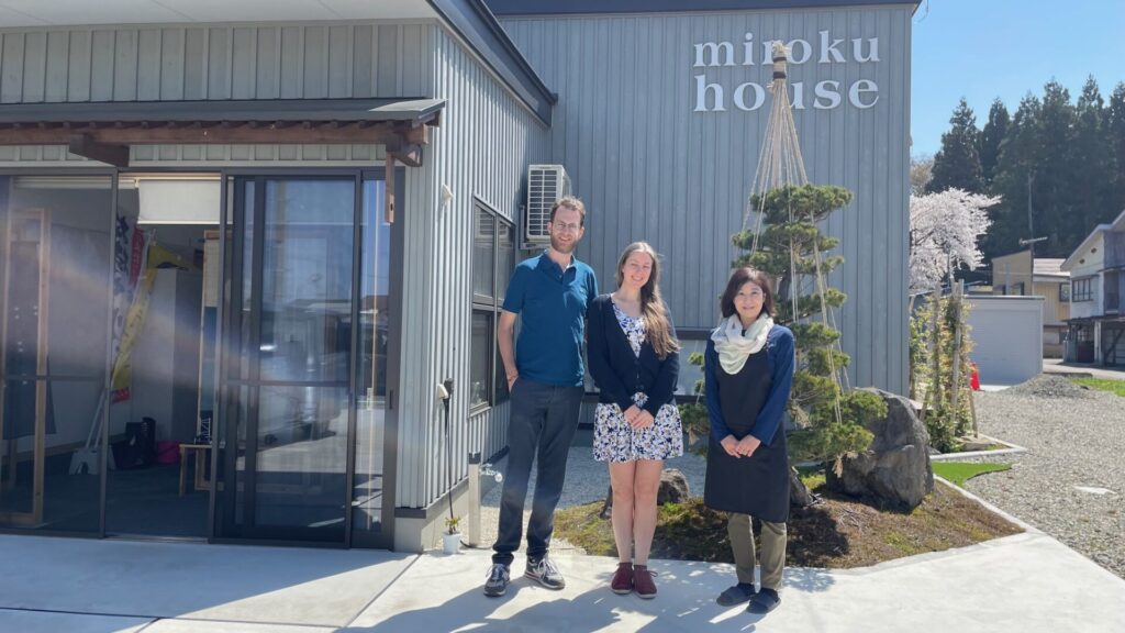 ミロクハウス、初秋田訪問のオランダからのお客様と